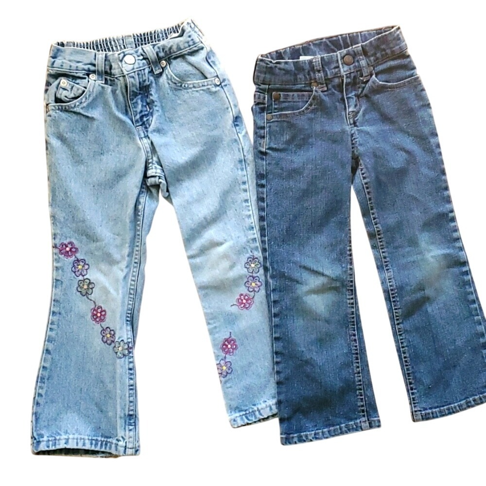 2 Sonoma Girls Blue Jeans Size 5